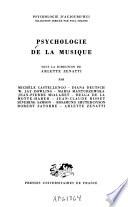 Psychologie de la musique