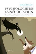 Psychologie de la négociation