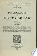 Psychologie des Fleurs du mal