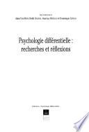 Psychologie différentielle