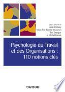 Psychologie du Travail et des Organisations : 110 notions clés- 2e éd.