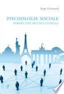 Psychologie sociale : perspective multiculturelle