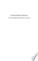 Psychosociologie et formation