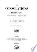 ptie. Les consolations. Pensées d'août. Notes et sonnets. Un dernier rêve