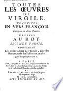 ptie. Les douze livres de l'Eneíde, avec des remarques & des tables tres amples
