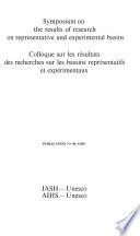 Publication ... de L'Association Internationale D'hydrologie Scientifique