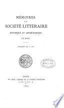 Publications. [Continued as] Mémoires