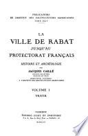 Publications de l'Institut des hautes études marocaines