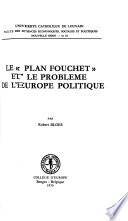 Publications de la Faculté des sciences économiques, sociales et politiques de l'Université catholique de Louvain