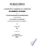 Publications de la Section historique de l'Institute G.-D. de Luxembourg