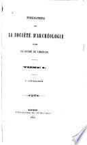 Publications de la Société d'archéologie dans le Duché de Limbourg