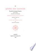Publications de la Société de l'Orient latin