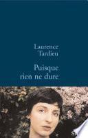 Puisque rien ne dure