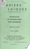 Puissance et symbolisme des nombres