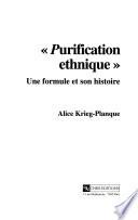 Purification ethnique
