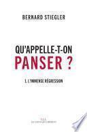 Qu'appelle-t-on Panser ?