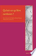 Qu'est-ce qu'être cartésien ?