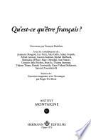 Qu'est-ce qu'être français?