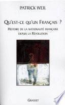 Qu'est-ce qu'un français ?