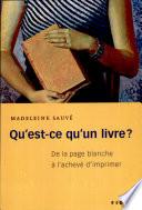 Qu'est-ce qu'un livre?