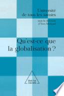 Qu'est-ce que la globalisation ?