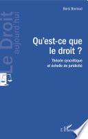 Qu'est-ce que le droit ?