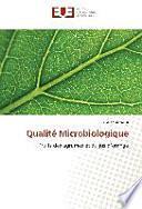 Qualité Microbiologique