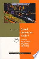 Quand devient-on vieille?