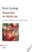 Quand Dieu ne répond pas