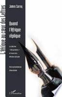 Quand l'Afrique réplique