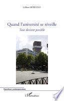 Quand l'université se réveille, tout devient possible