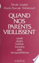 Quand nos parents vieillissent