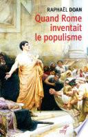 Quand Rome inventait le populisme