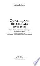 Quatre ans de cinéma