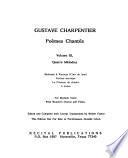 Quatre mélodies for medium voice with women's chorus and piano: Sérénade à Watteau (Clair de lune) ; Parfum exotique ; La chanson du chemin ; A mules
