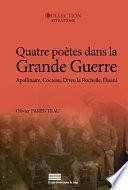 Quatre poètes dans la Grande Guerre