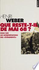 Que reste-t-il de Mai 68 ?