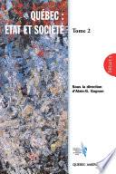 Québec: État et Société, Tome 2