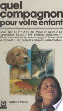 Quel compagnon pour votre enfant