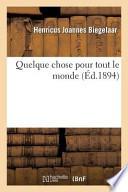 Quelque Chose Pour Tout Le Monde