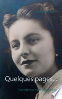 Quelques pages...