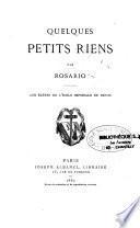 Quelques petits riens