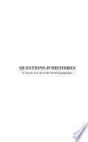 Question d'Histoire