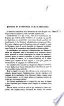Question de la direction et de la directrice