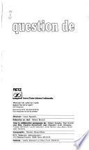 Question de spiritualitʹe, tradition, litteratures
