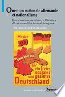 Question nationale allemande et nationalisme