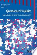 Questionner l'implicite