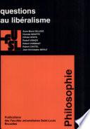 Questions au libéralisme