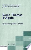 Questions disputées de l'âme