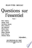 Questions sur l'essentiel